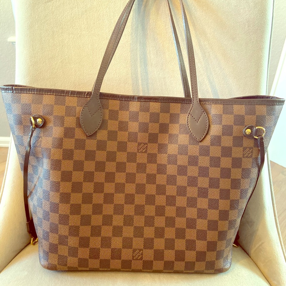 Louis Vuitton Tote Bag Never full MM Damier Ebene